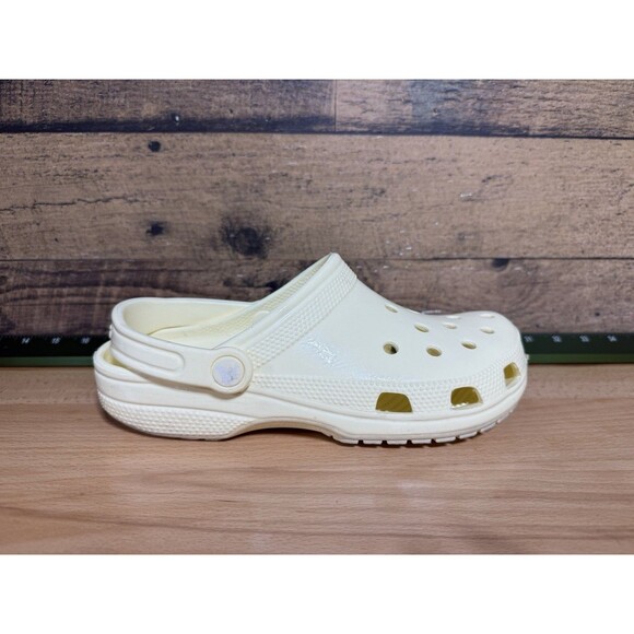 Crocs Unisex Adult's Classic Original Clog Off White Gloss (Men’s 7) Women’s 9 - Picture 2 of 9